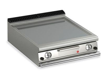 Baron Q70FT/G800 2 Burner Gas Fry Top With Smooth Mild Steel Plate