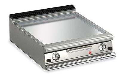 Baron Q70FTT/G805 2 Burner Gas Fry Top With Smooth Chrome Plate And Thermostat Control