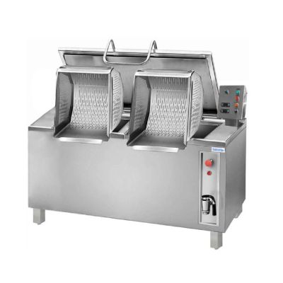 Baratta CPER2-302 Electric Single Tank 300 Litre Bulk Cooker with Double Basket Auto Lift