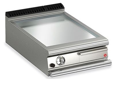 Baron Q90FTT/G605 1 Burner Gas Fry Top With Smooth Chrome Plate And Thermostat Control