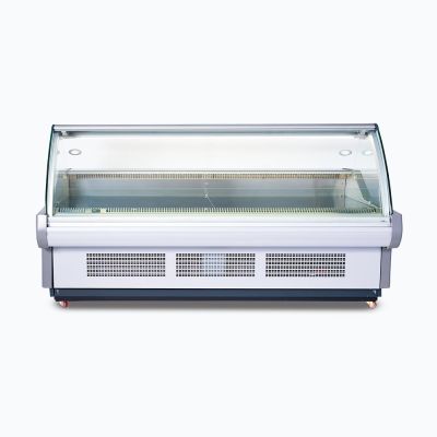 Bromic DD2500CG-NR - Curved Glass Deli Display 2580mm