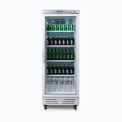 Bromic GM0300-NR - Upright Display Fridge 290L - 1 Door - Flat Glass