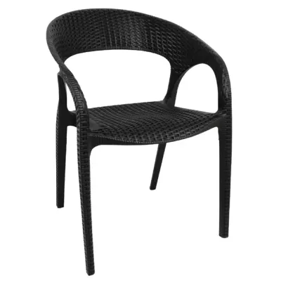 Bolero PP Rattan Wraparound Armchairs (Pack of 4) GR363