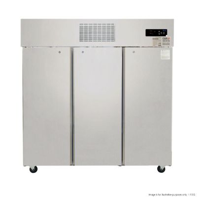F.E.D. Temperate Thermaster SUF1500 Three Door SS Upright Display Freezer