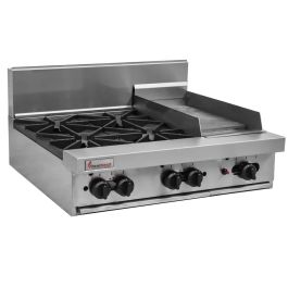 Trueheat Rct9 4 3g Gas 4 Open Top Burners 300 Griddle